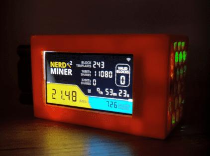 NerdMiner v2 (78KH/s - 1W)