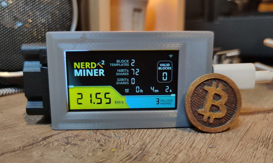 NerdMiner v2 (78KH/s - 1W)