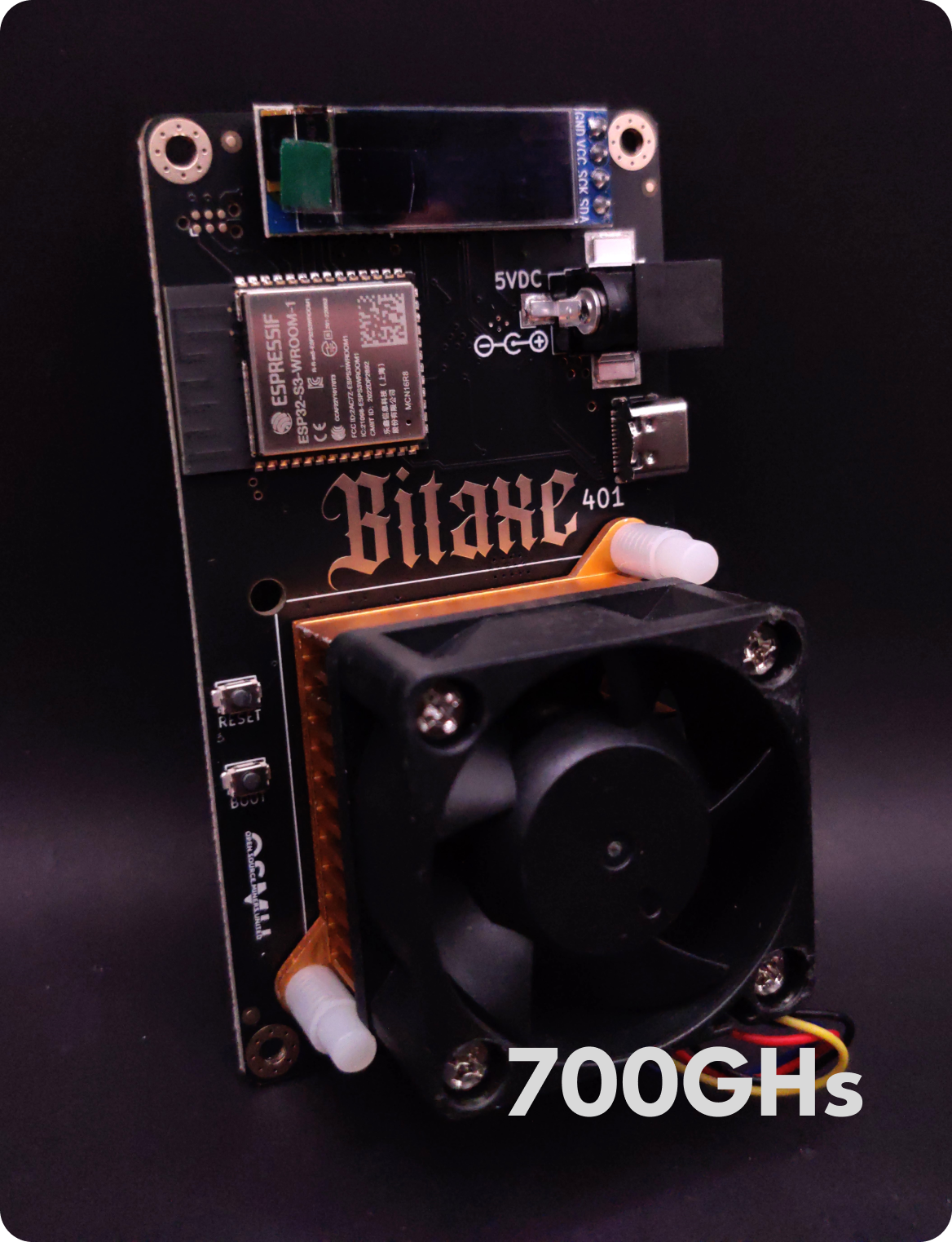 Bitaxe Supra (700GH/s - 15W)
